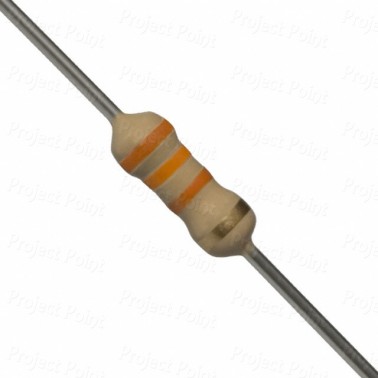 33K Ohm 0.25W Carbon Film Resistor 5% - Medium Quality (Min Order Quantity 1pc for this Product)