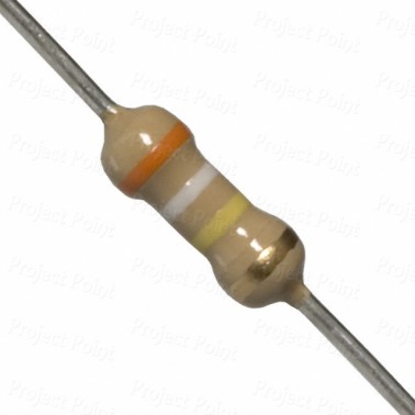 390K Ohm 0.25W Carbon Film Resistor 5% - Medium Quality (Min Order Quantity 1pc for this Product)