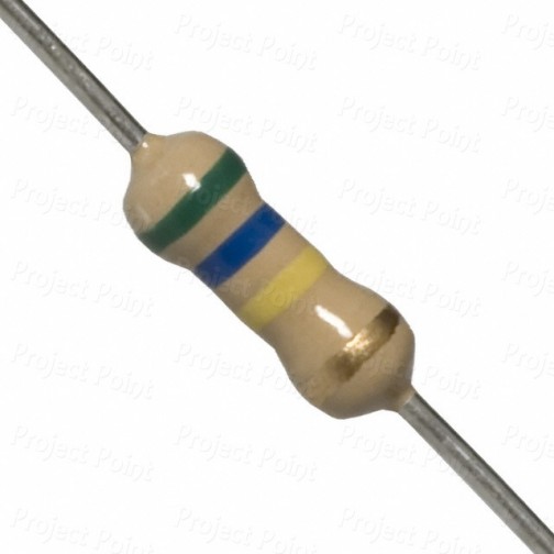 560K Ohm 0.25W Carbon Film Resistor 5% - Medium Quality (Min Order Quantity 1 pc for this Product)