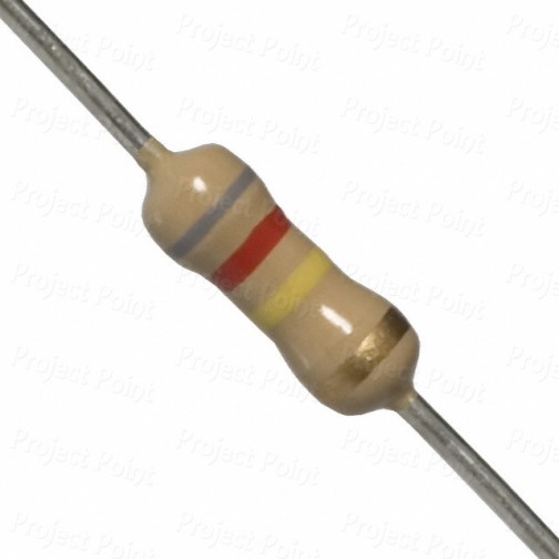 820K Ohm 0.25W Carbon Film Resistor 5% - Medium Quality (Min Order Quantity 1 pc for this Product)