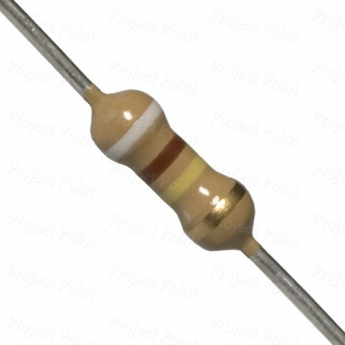 910K Ohm 0.25W Carbon Film Resistor 5% - Medium Quality (Min Order Quantity 1 pc for this Product)