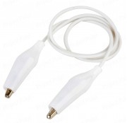 Alligator to Alligator (Crocodile) Jumper Cable - 6A 100cm White