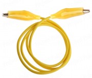 Alligator to Alligator (Crocodile) Jumper Cable - 6A 100cm Yellow