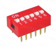 Dip Switch 6 Way