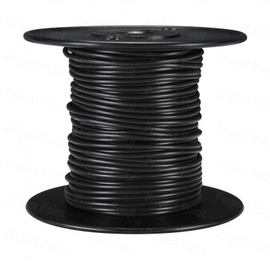 Flexible Test Lead Wire - Black 1Mtr (Min Order Quantity 1 mtr for this Product)