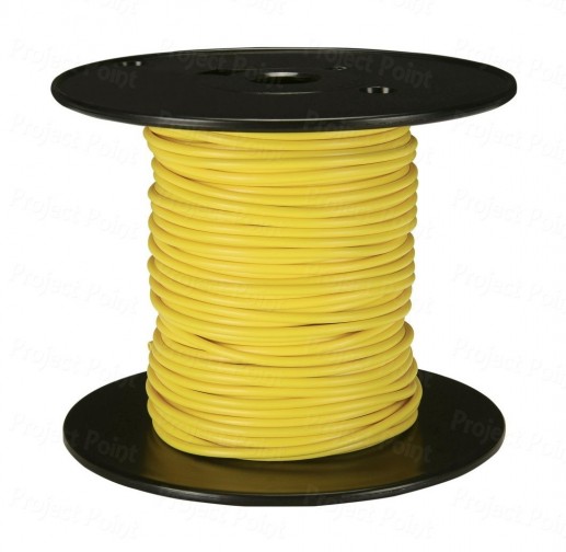 23-36 High Quality Flexible Wire - Yellow 1Mtr (Min Order Quantity 1 mtr for this Product)