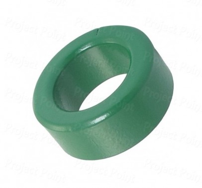 25mm Ferrite Ring Toroid Core - Green (Min Order Quantity 1 pc for this Product)