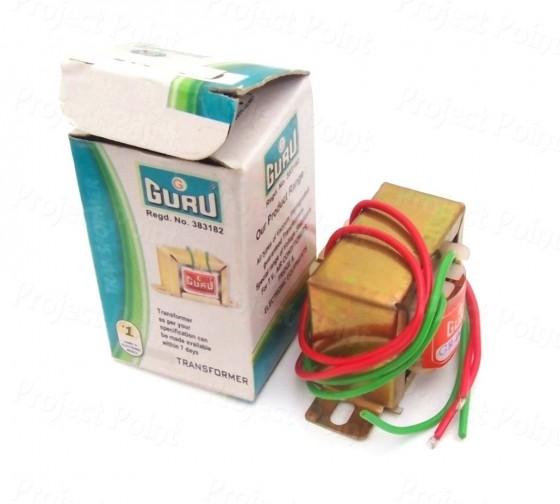 0-6V 350mA High Quality Guru Transformer (Min Order Quantity 1 pc for this Product)