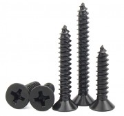 6No 50mm Black Dry Wall - Gypsum Board Self Tapping Screw