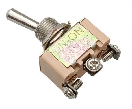 SPDT High Quality Heavy Duty Toggle Switch - 15A (Min Order Quantity 1 pc for this Product)