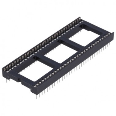 64-Pin 1.778mm (0.07in) Pitch DIP IC Socket (Min Order Quantity 1 pc for this Product)