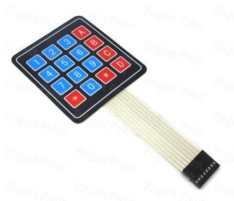 4x4 Matrix 16 Key Membrane Switch Keypad (Min Order Quantity 1 pc for this Product)