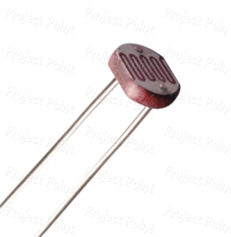 7mm LDR - Light Dependent Resistor (Min Order Quantity 1 pc for this Product)