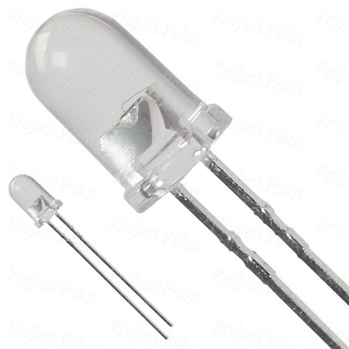 IR Infrared Transmitter LED - Clear Lens 5mm (Min Order Quantity 1 pc for this Product)