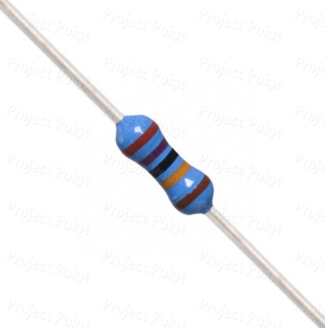 270K Ohm 0.25W Metal Film Resistor 1% - Low Quality (Min Order Quantity 1 pc for this Product)