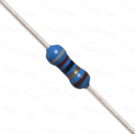 82 Ohm 0.25W Metal Film Resistor 1% - Low Quality (Min Order Quantity 1 pc for this Product)