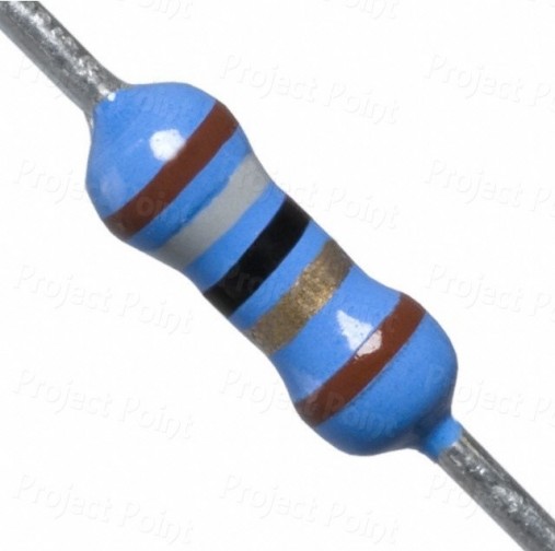 18 Ohm 0.25W Metal Film Resistor 1% - High Quality (Min Order Quantity 1 pc for this Product)