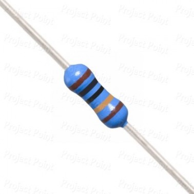 100K Ohm 0.25W Metal Film Resistor 1% - Low Quality (Min Order Quantity 1pc for this Product)