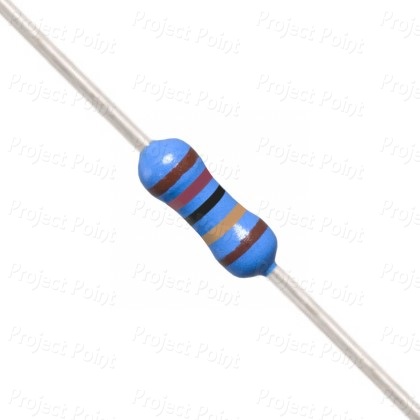 120K Ohm 0.25W Metal Film Resistor 1% - Low Quality (Min Order Quantity 1 pc for this Product)