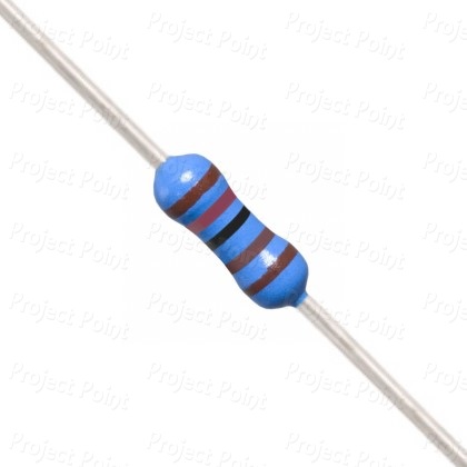 1.2K Ohm 0.25W Metal Film Resistor 1% - Low Quality (Min Order Quantity 1 pc for this Product)