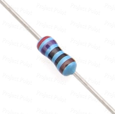 270 Ohm 0.25W Metal Film Resistor 1% - Low Quality (Min Order Quantity 1 pc for this Product)