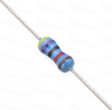 47K Ohm 0.25W Metal Film Resistor 1% - High Quality (Min Order Quantity 1pc for this Product)