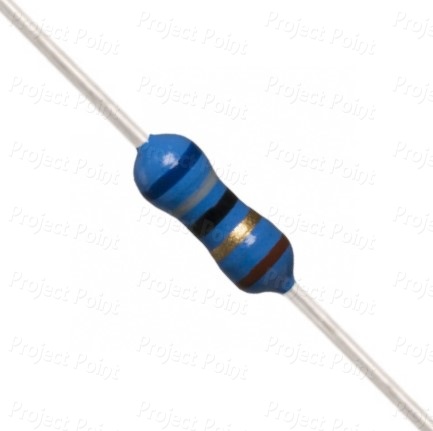 68 Ohm 0.25W Metal Film Resistor 1% - Low Quality (Min Order Quantity 1 pc for this Product)