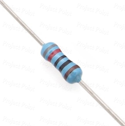 820 Ohm 0.25W Metal Film Resistor 1% - Low Quality (Min Order Quantity 1 pc for this Product)