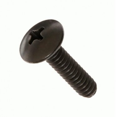 M4 Phillips Truss Head Machine Screw - 20mm Black (Min Order Quantity 1 pc for this Product)