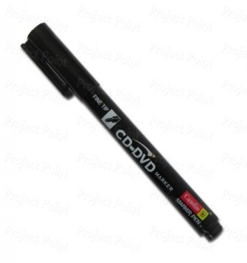 Permanent PCB Marker - Camlin CD DVD Marker Pen - Fine Tip Black (Min Order Quantity 1 pc for this Product)