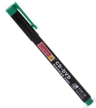 Permanent PCB Marker - Camlin CD DVD Marker Pen - Fine Tip Green (Min Order Quantity 1 pc for this Product)