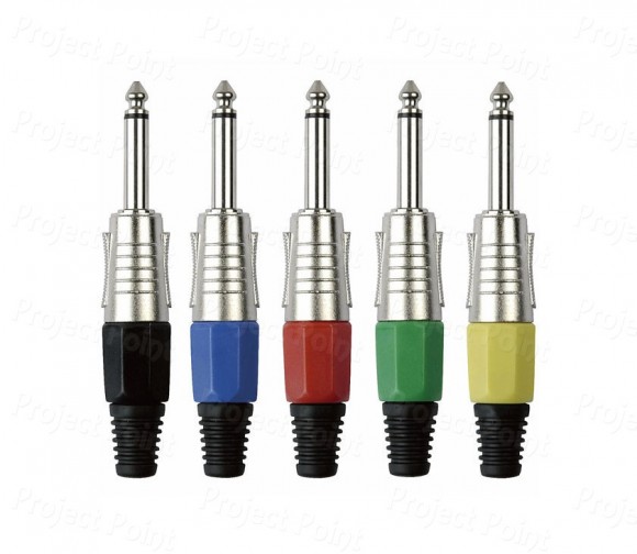 6.35mm Mono Plug - Neutrik style - High Quality (Min Order Quantity 1 pc for this Product)