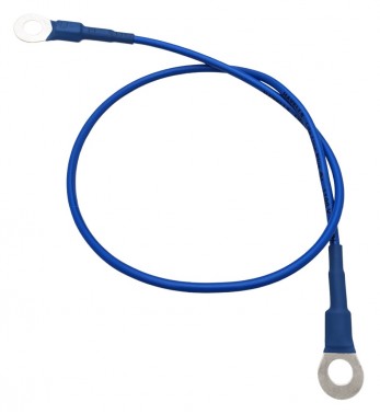 Jumper Cable - 6mm Ring Type Lug to Lug Terminals - 13A 150cm Blue (Min Order Quantity 1pc for this Product)