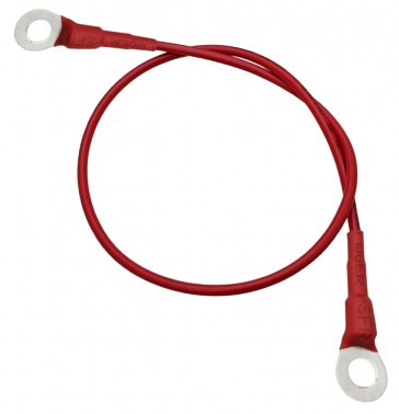 Jumper Cable - 6mm Ring Type Lug to Lug Terminals - 13A 80cm Red (Min Order Quantity 1pc for this Product)