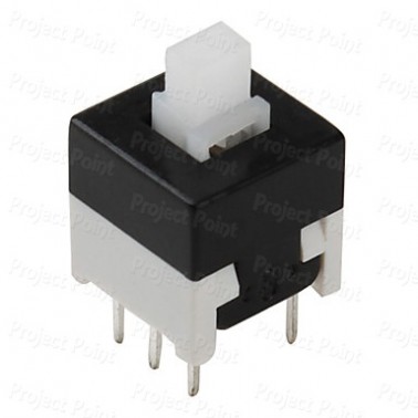 8.5mm DPDT Self Locking Push Button Switch (Min Order Quantity 1 pc for this Product)