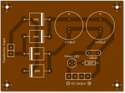 Legend Printed Components Layout (Min Order Quantity 100pcs for this type PCB)