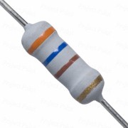 360 Ohm 1W Flameproof Metal Oxide Resistor - Medium Quality