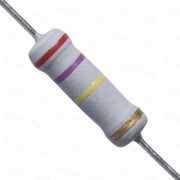 270K Ohm 2W Flameproof Metal Oxide Resistor - Medium Quality