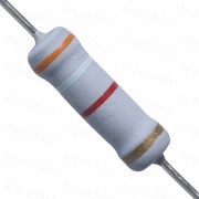 3.9K Ohm 1W Flameproof Metal Oxide Resistor - Medium Quality