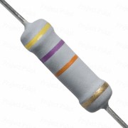 47K Ohm 2W Flameproof Metal Oxide Resistor - Medium Quality