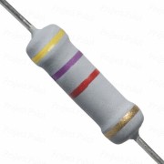 4.7K Ohm 2W Flameproof Metal Oxide Resistor - High Quality