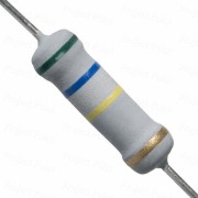 560K Ohm 2W Flameproof Metal Oxide Resistor - Medium Quality