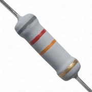 82K Ohm 2W Flameproof Metal Oxide Resistor - Medium Quality