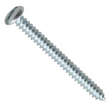 10No. 50mm Sheet Metal Self Tapping Screw -  Slotted Pan Head (Min Order Quantity 1pc for this Product)