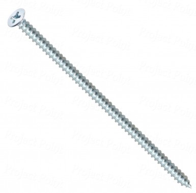 8No-100mm Sheet Metal Self Tapping Screw -  Philips CSK Head (Min Order Quantity 1pc for this Product)