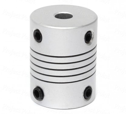 Flexible Motor Shaft Coupling - 4mm to 5mm (Min Order Quantity 1pc for this Product)