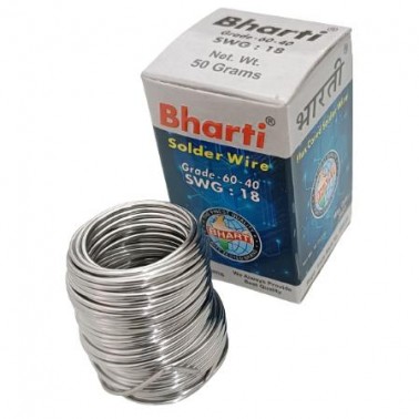 Bharti Original High Quality Resin Cored Solder Wire - 50g Spool (Min Order Quantity 1 pc for this Product)