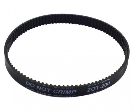 GT2 Rubber Timing Belt - 200mm Closed Loop - 6mm Width (Min Order Quantity 1pc for this Product)