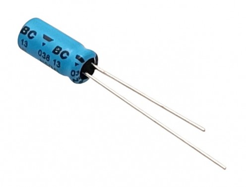 100uF 25V High Quality Electrolytic Capacitor - Vishay (Min Order Quantity 1pc for this Product)