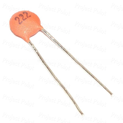 0.0022uF - 2.2nF 50V Ceramic Disc Capacitor (Min Order Quantity 1 pc for this Product)